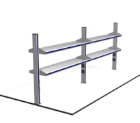 鋁玻中央臺試劑架 鋁玻中央臺試劑架